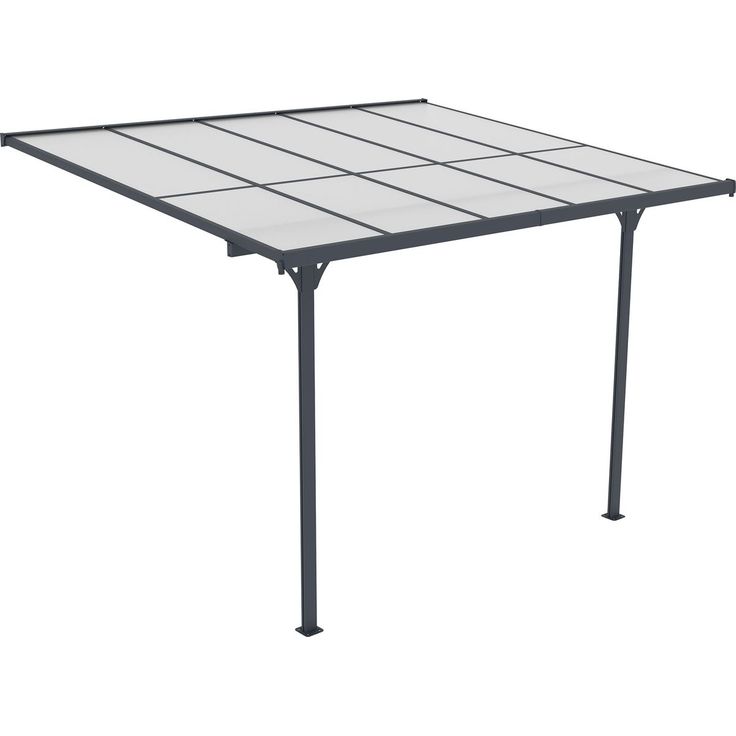Terassikatos Fornorth 313x254x220-260cm harmaa