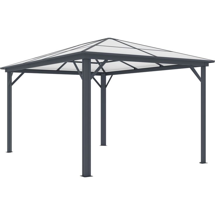 Paviljonki Fornorth 3x3.95m 11.85m² harmaa