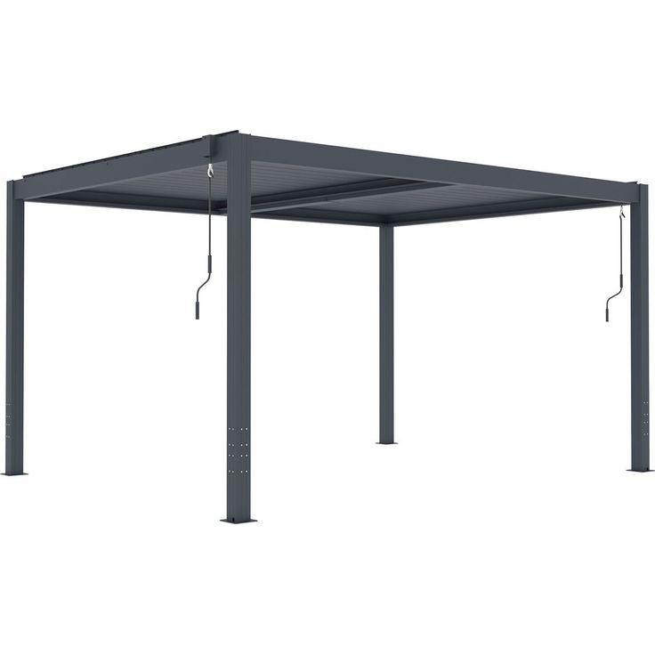 Pergola Fornorth Lounge 4x3m 12m² harmaa