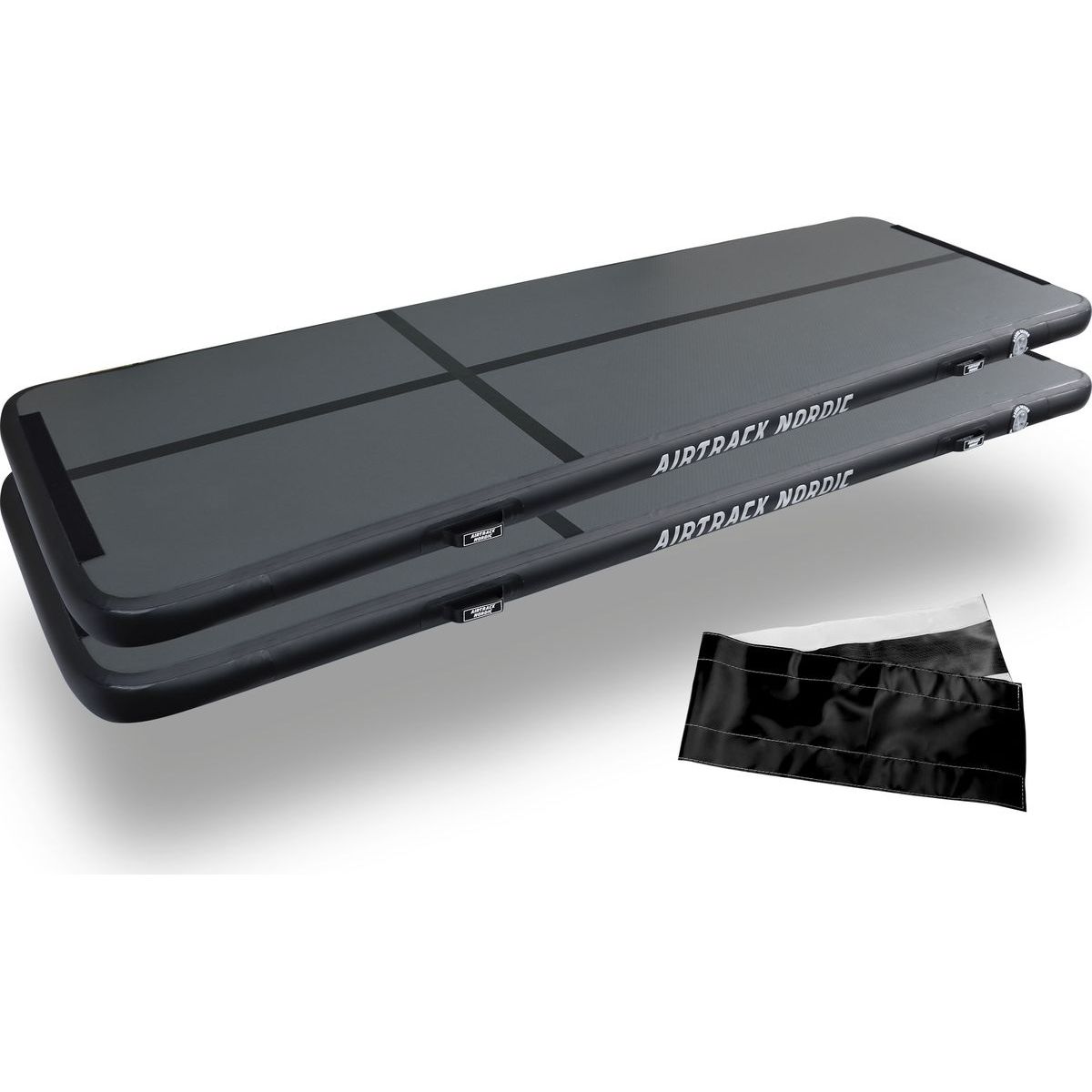 Ilmavolttipatjasetti Airtrack Nordic Home Collectors Edition 3m musta