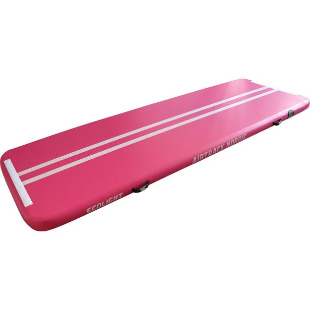Ilmavolttipatja Airtrack Nordic Eco Light 3m pinkki