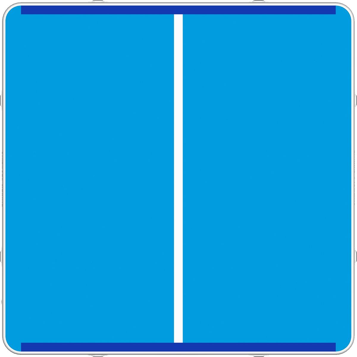 Ilmavolttipatja Airtrack Nordic Airtrick 2x2m sininen