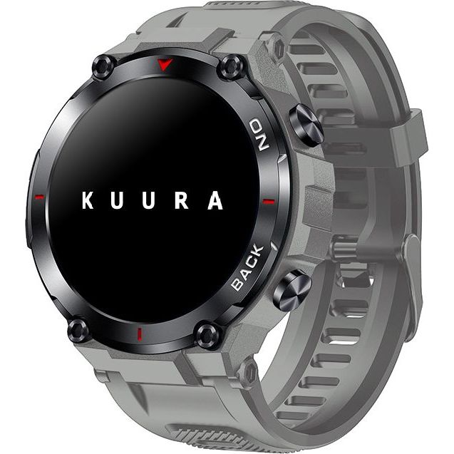 Älykello Kuura Sport S5 GPS V3 harmaa