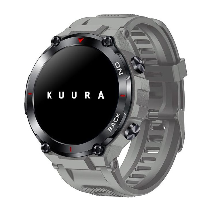 Älykello Kuura Sport S5 GPS V3 harmaa