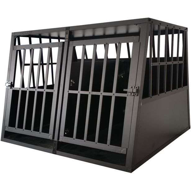 Koiran kuljetushäkki Trekker XXL 104x90.5x69.5cm, musta