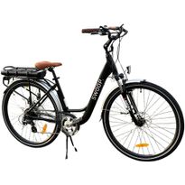 Naisten sähköpyörä Swoop City, 28&quot;, 7 vaihdetta, musta