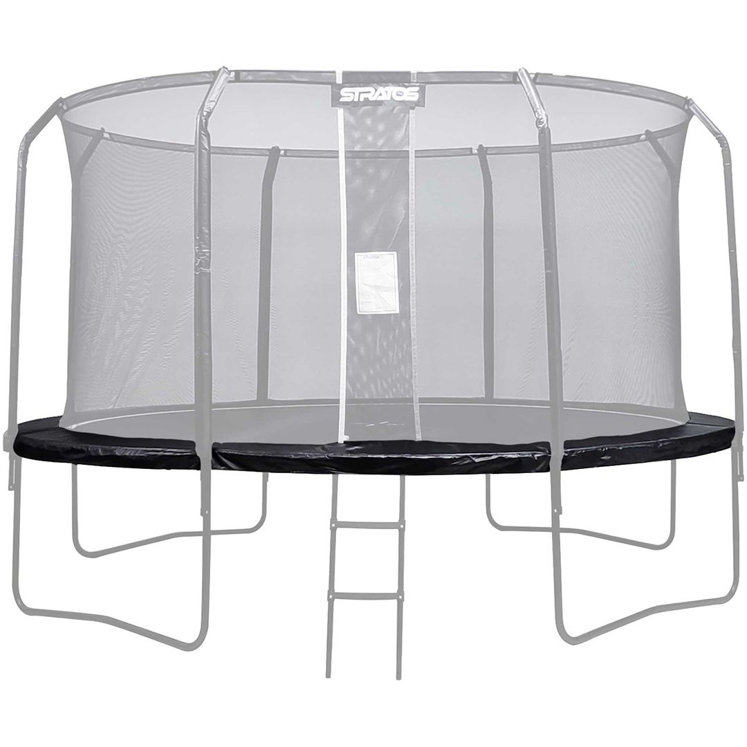 Trampoliinin reunapehmuste Stratos Premium, Ø3,96 m, musta