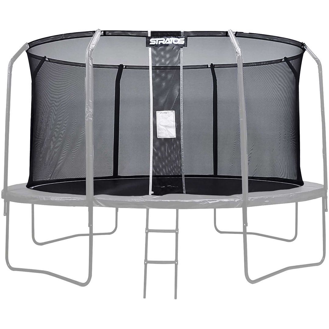 Trampoliinin turvaverkko Stratos Premium, Ø4,27 m, musta