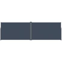 Sivumarkiisi Lykke, 1,8x3 m(x2), kaksipuolinen, tummanharmaa