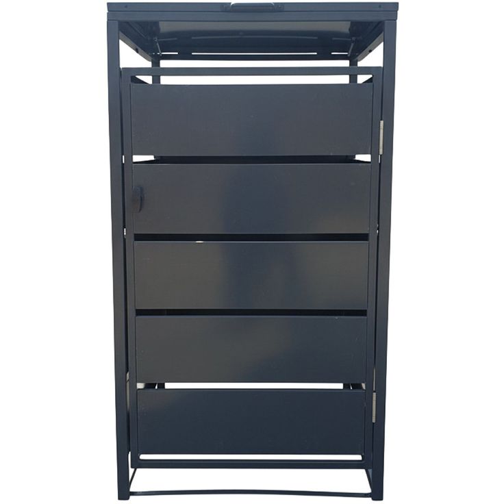 Roskakatos Fornorth Premium, 71x82x123 cm, harmaa