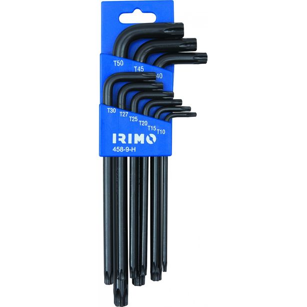 Torx L-avainsarja Irimo T10–T50, 9kpl