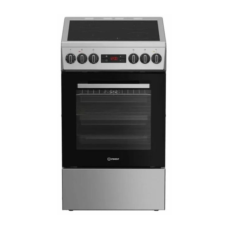 Keraaminen liesitaso Indesit IS5V8CSXP, 50cm, hopea