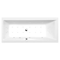 Poreamme Interia Cleo Highline Hydro-Air, 1800x900x480mm, 330l, valkoinen
