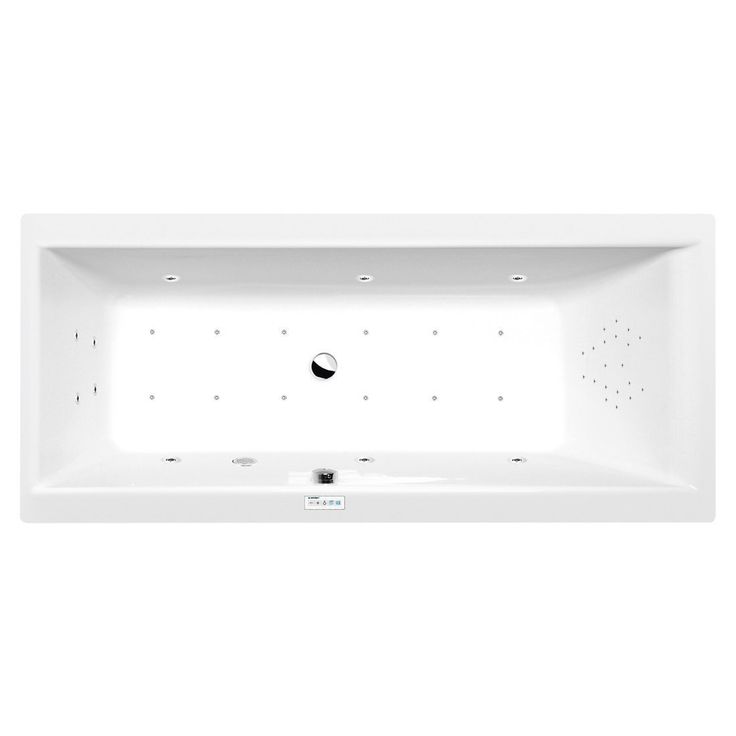 Poreamme Interia Cleo Highline Hydro-Air, 1800x900x480mm, 330l, valkoinen