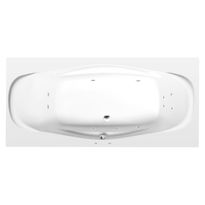 Poreamme Interia Garda Active Hydro, 1900x900x440mm, 240l, valkoinen