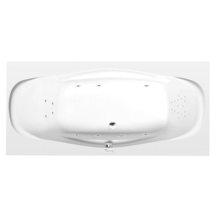 Poreamme Interia Garda Highline Hydro, 1900x900x440mm, 240l, valkoinen