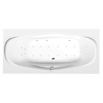 Poreamme Interia Garda Highline Hydro-Air, 1900x900x440mm, 240l, valkoinen