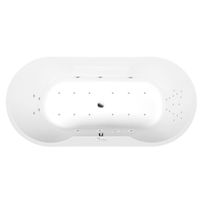 Poreamme Interia Highline Hydro-Air, 1800x850x490mm, 305l, valkoinen