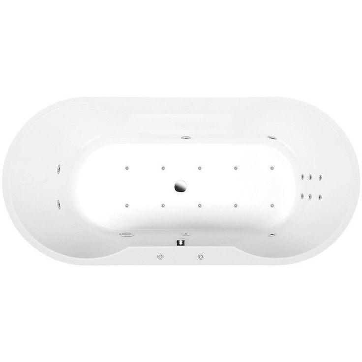 Poreamme Interia IO Hydro-Air, 1800x850x490mm, 305l, valkoinen