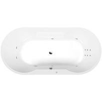 Poreamme Interia IO Hydro, 1800x850x490mm, 305l, valkoinen