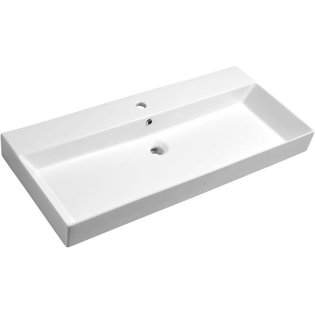 Pesuallas Interia Kare, 980x460mm, valkoinen