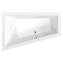Poreamme Interia Triangl Highline Hydro, 1800x1200x500mm, vasen, 350l, valkoinen