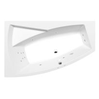 Poreamme Interia Evia Attraction Hydro, 1700x1000x470mm, vasen, 255l, valkoinen