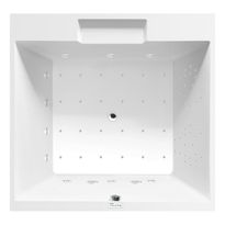 Poreamme Interia Came Highline Hydro-Air, 1750x1750x500mm, 720l, valkoinen