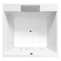Poreamme Interia Came Falls Active Hydro-Air, 1750x1750x500mm, 720l, valkoinen