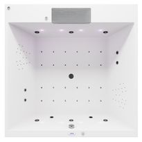 Poreamme Interia Came Falls, 1750x1750x500mm, 720l, valkoinen