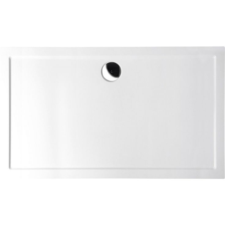 Suihkunurkan allas Interia Karia, kivimassa, 1200x1000x40mm, oikea