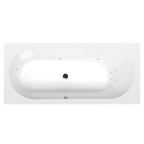 Poreamme Interia Astra Active Hydro, 1650x750x480mm, 225l, kulmikas, valkoinen