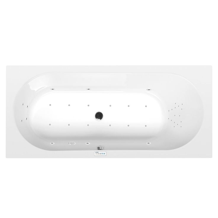 Poreamme Interia Astra Highline Hydro-Air, 1650x750x480mm, 225l, kulmikas, valkoinen