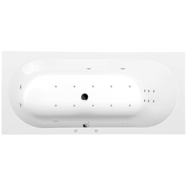 Poreamme Interia Astra B Hydro-Air, 1650x750x480mm, 255l, valkoinen