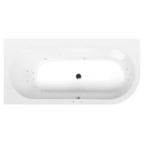 Poreamme Interia Astra Active Hydro, 1650x800x480mm, vasen, 255l, valkoinen