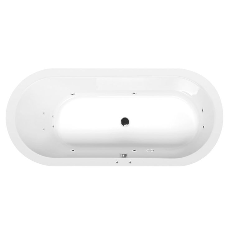 Poreamme Interia Astra Active Hydro, 1650x750x480mm, 225l, valkoinen