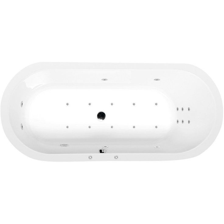 Poreamme Interia Astra O Hydro-Air, 1650x750x480mm, 255l, valkoinen
