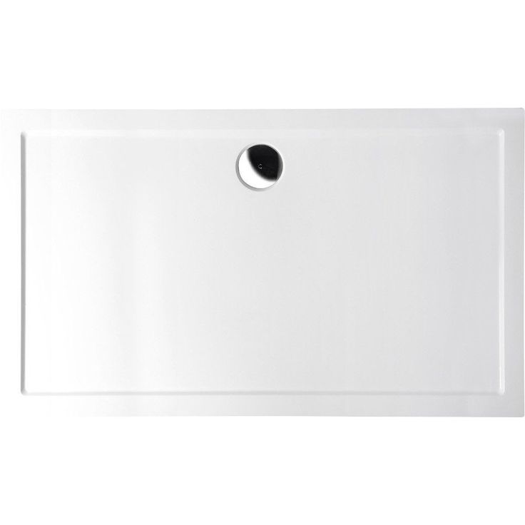 Suihkunurkan allas Interia Karia, kivimassa, 1200x700x40mm, oikea
