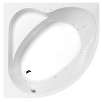 Poreamme Interia Sirius Active Hydro, 1300x1300x430mm, 265l, valkoinen