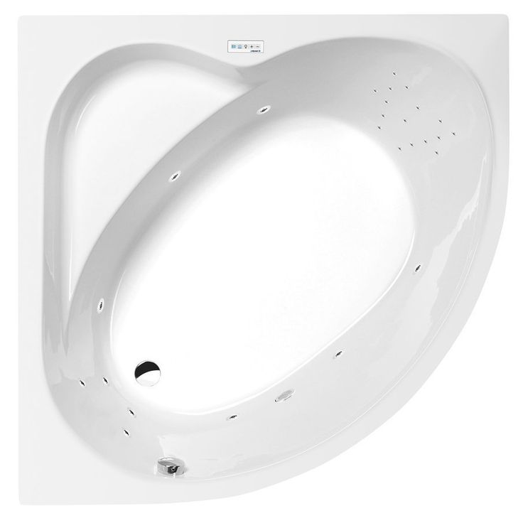 Poreamme Interia Sirius Highline Hydro, 1300x1300x430mm, 265l, valkoinen