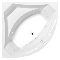 Poreamme Interia Rosana Highline Hydro, 1500x1500x490mm, 365l, valkoinen