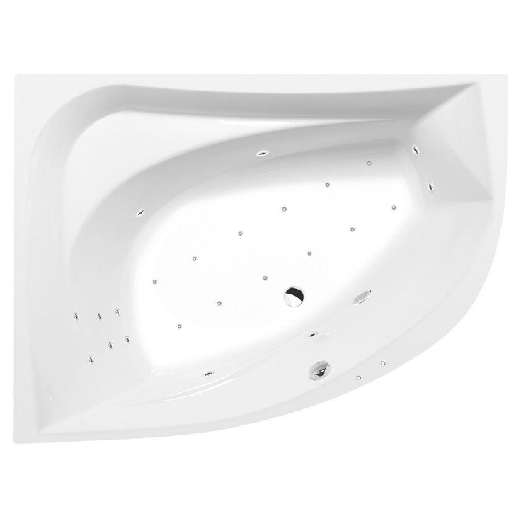 Poreamme Interia Tanya Attraction Hydro-Air, 1600x1200x490mm, vasen, 310l, valkoinen