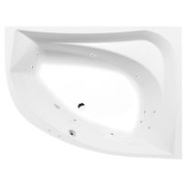 Poreamme Interia Tanya Active Hydro, 1600x1200x490mm, oikea, 310l, valkoinen