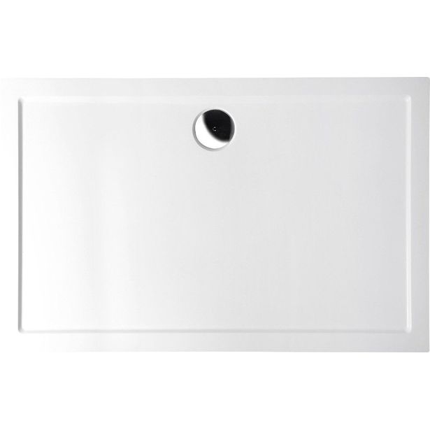 Suihkunurkan allas Interia 71565-SET-R, kivimassa, 1000x700mm, oikea