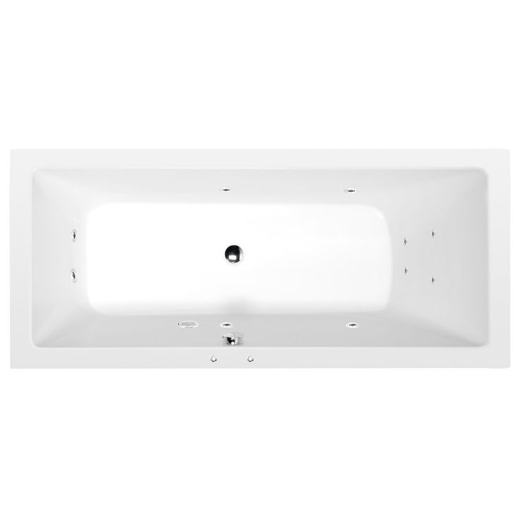Poreamme Interia Mimoa Active Hydro, 1700x750x390mm, 221l, valkoinen