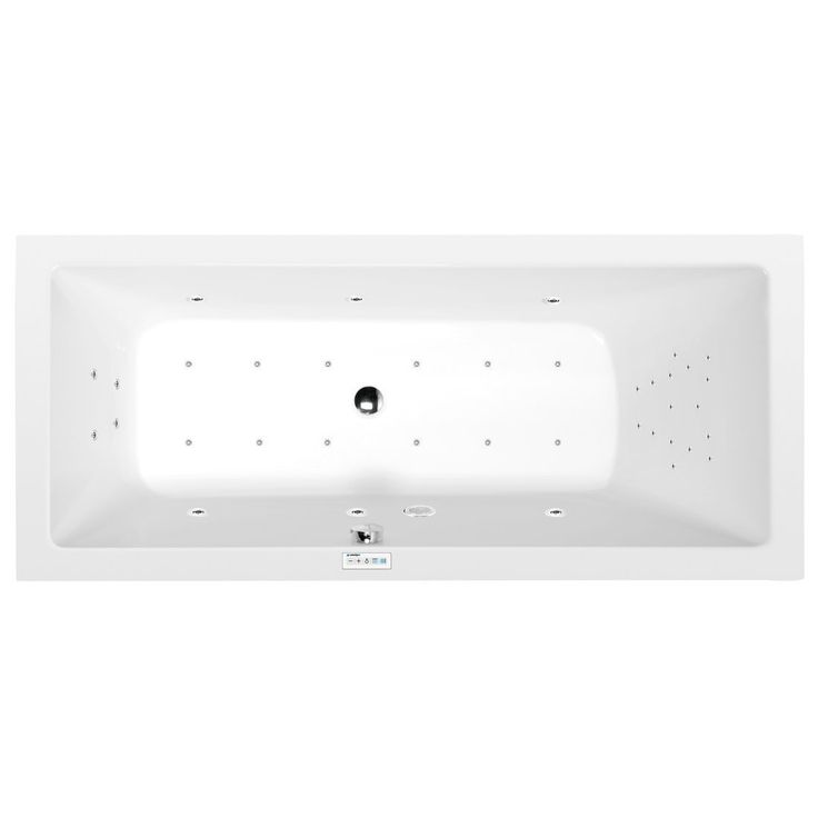 Poreamme Interia Mimoa Highline Hydro-Air, 1700x750x390mm, 221l, valkoinen