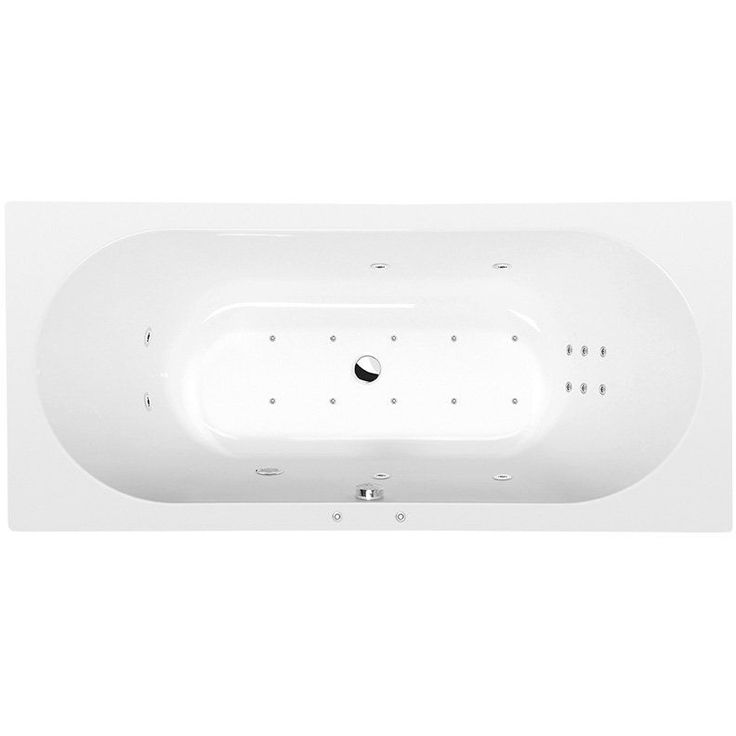Poreamme Interia Viva B Hydro-Air, 1850x800x470mm, 267l, valkoinen