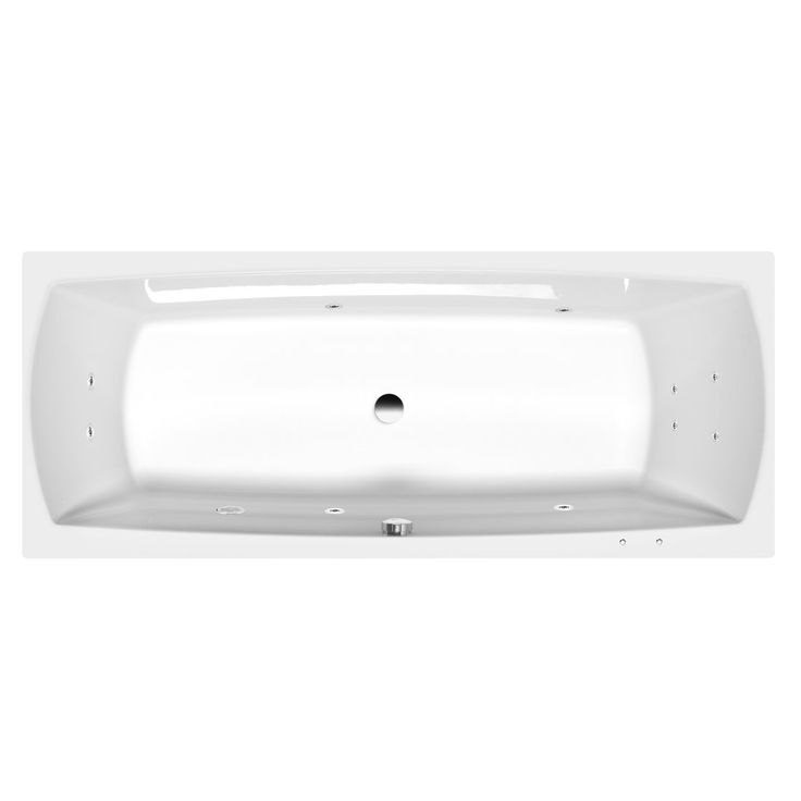 Poreamme Interia Lily Active Hydro, 1700x700x390mm, 213l, valkoinen