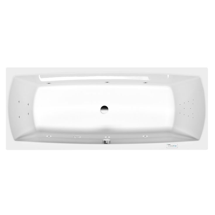 Poreamme Interia Lily Highline Hydro, 1700x700x390mm, 213l, valkoinen