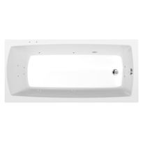 Poreamme Interia Lily Active Hydro, 1500x700x390mm, 187l, valkoinen
